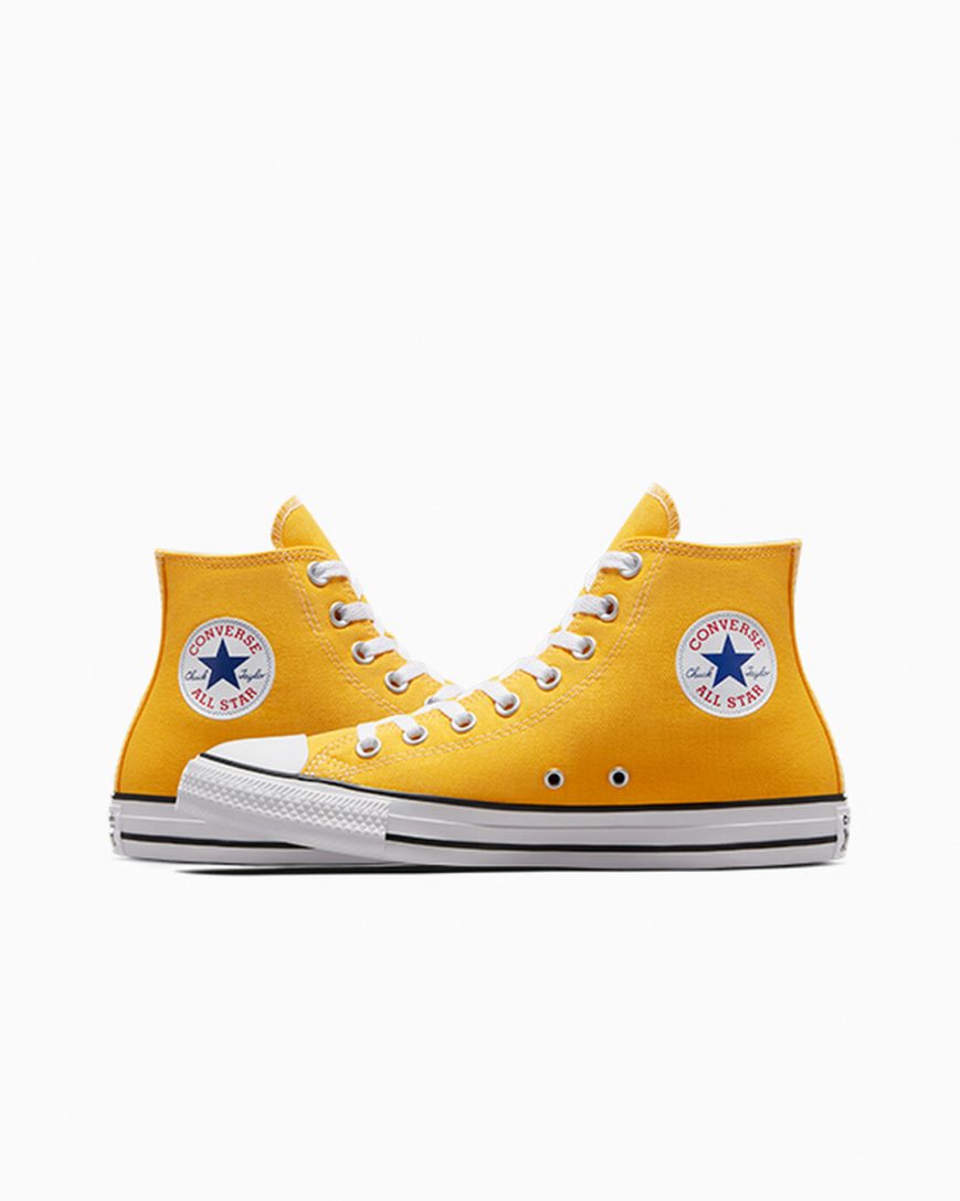 Zapatillas Altas Converse Chuck Taylor All Star Classic Hombre Limón | PE 085WLE